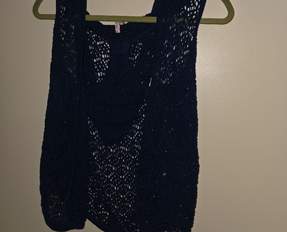 Elegant Black Knit Poncho